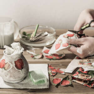 art workshops in Chennai-decoupage art-scenebooking