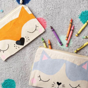 Canvas Pencil Pouch