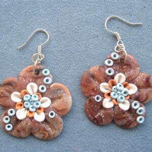Clay Flower Jewellery (Earrings)