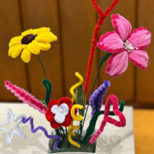 Chenille Flower vase