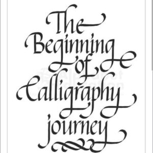 Modern Calligraphy Writing